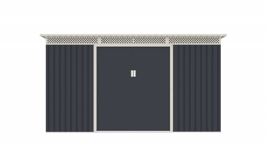 G21 Zahradní domek G21 GRAH 483 - 340 x 142 cm, antracitový G21-6390091 - main (1)
