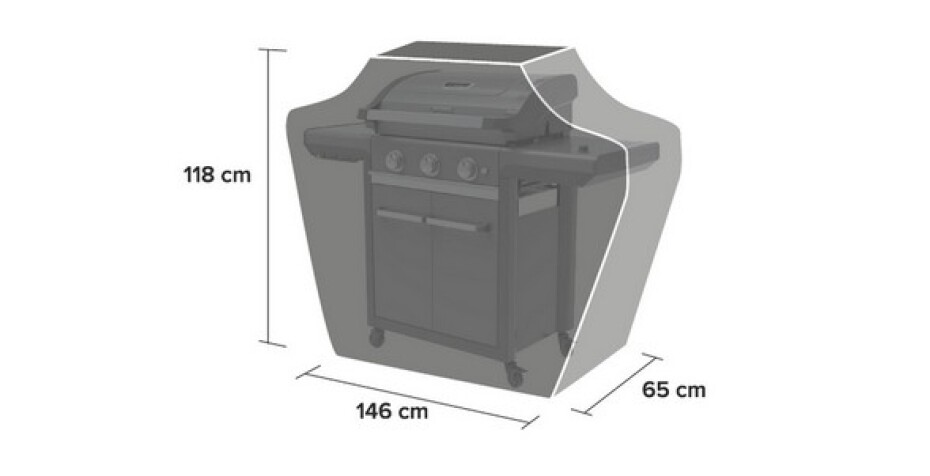 CAMPINGAZ Ochranný obal na gril BBQ Classic Cover L (3 series) 2000037296 - main (1)