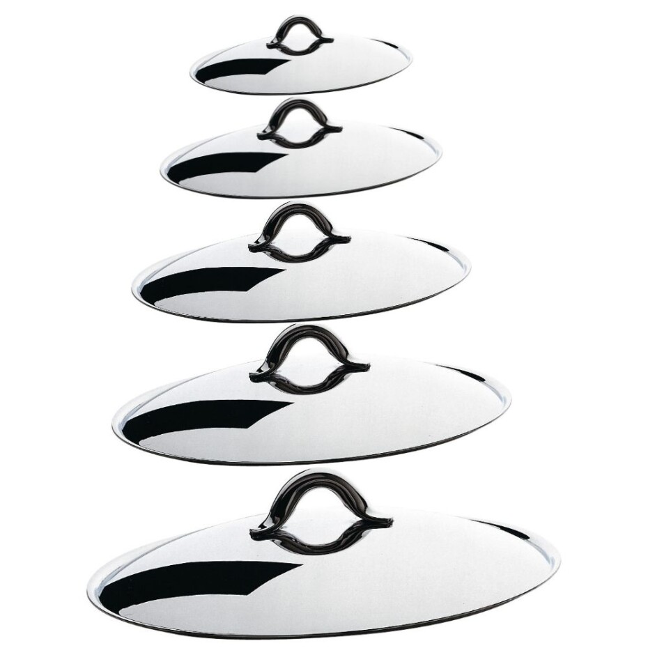 Poklice MAMI 16 cm, stříbrná, nerez, Alessi - main (1)
