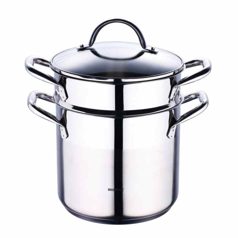 BERGNER Hrnec napařovací nerez s poklicí 20 cm Gourmet BG-6520 - main (0)