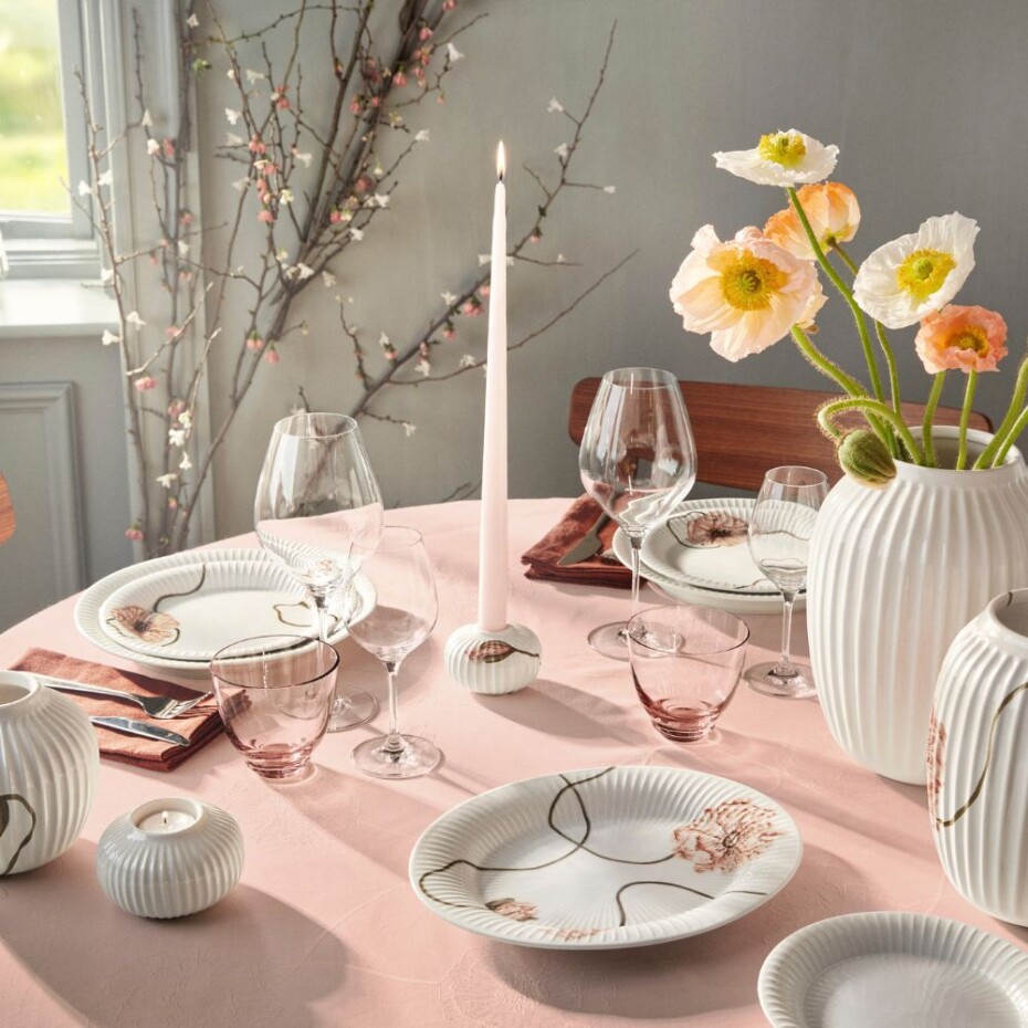 Váza HAMMERSHOI POPPY 13 cm, bílá, Kähler - main (4)