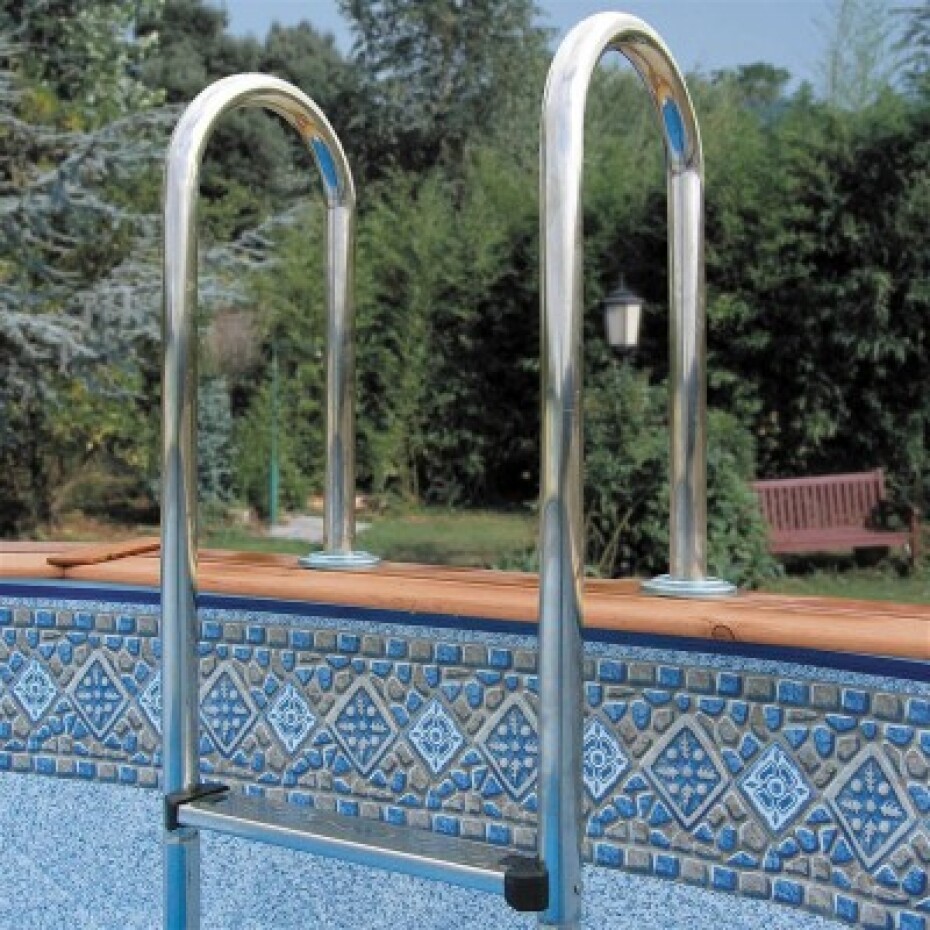 Planet Pool bazénové schůdky (ÚZKÉ) pro zapuštěné bazény s hl. 150 cm - main (1)