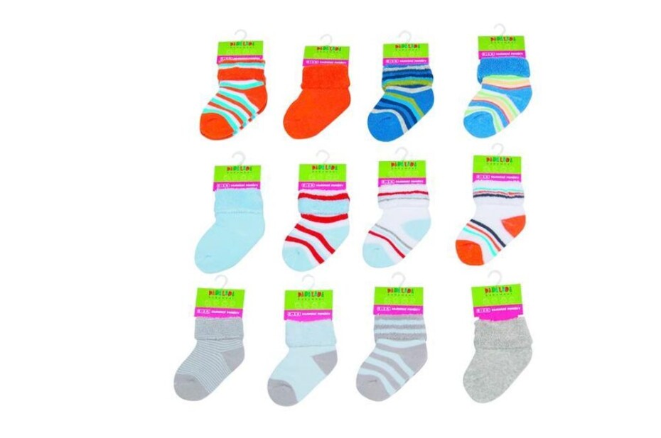 Kojenecké froté ponožky  (0 až 6m), Pidilidi, PD506, kluk - 0-6m | 0-6m - main (0)