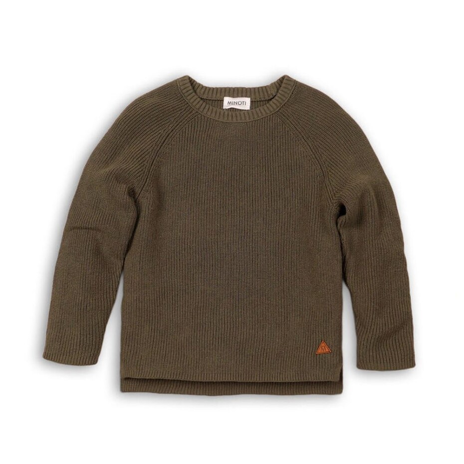 Svetr chlapecký, Minoti, BRO 6, khaki - 68/80 | 6-12m - main (0)