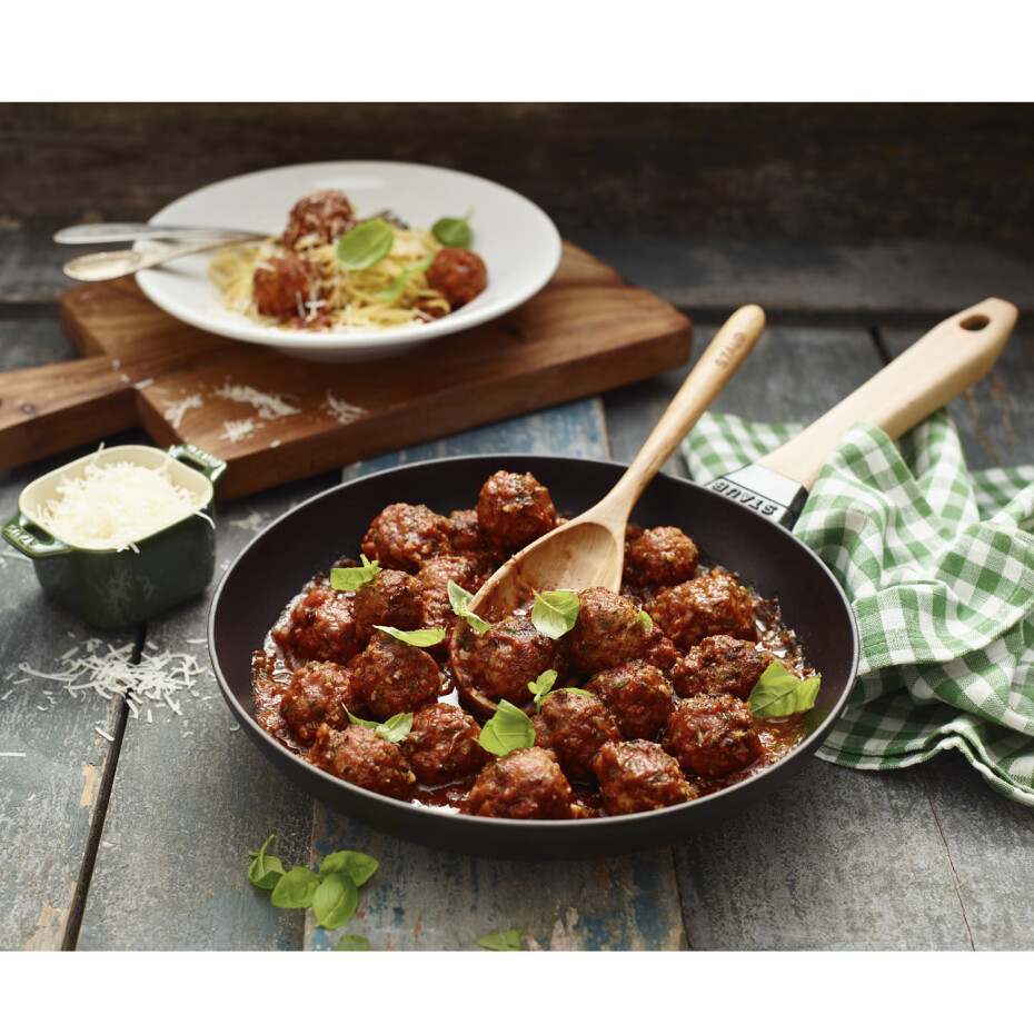 Pánev na smažení 26 cm, s dřevěnou rukojetí, litina, Staub - main (3)