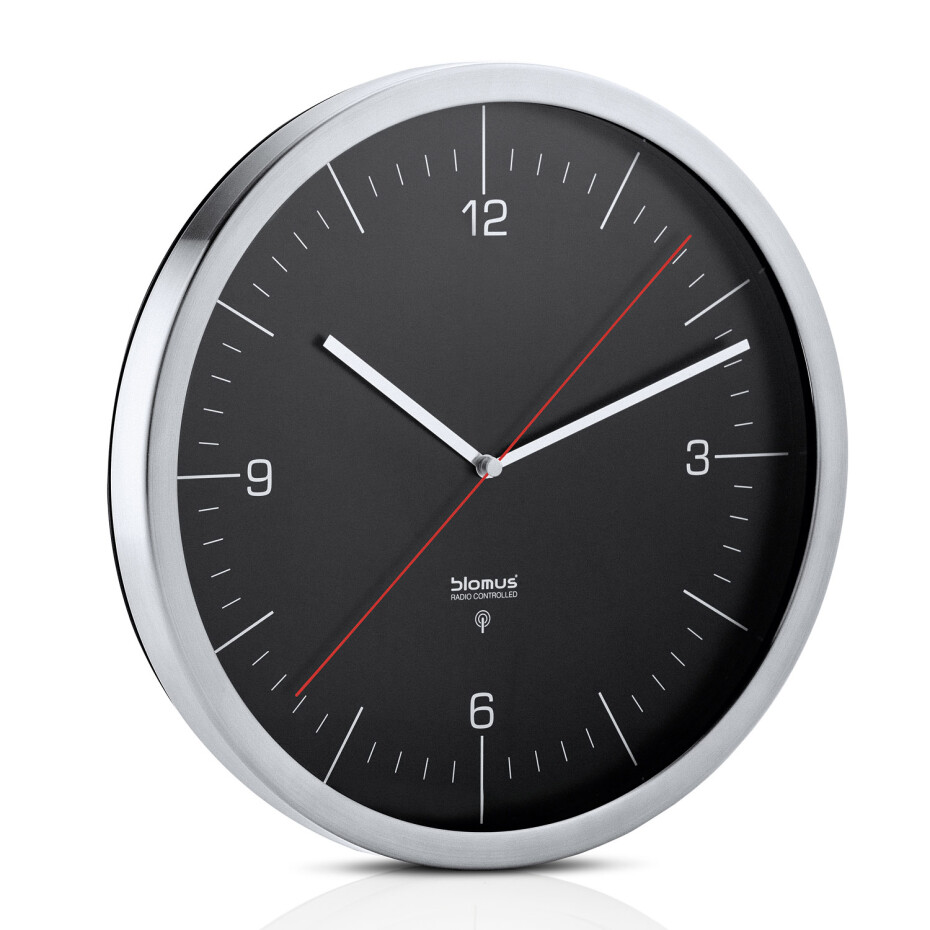 Nástěnné hodiny CRONO 30,5 cm, černá, Blomus - main (0)