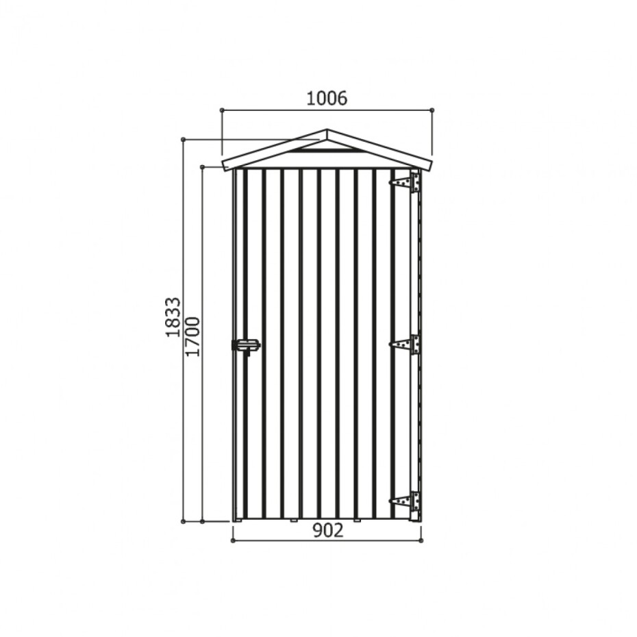Dřevěný domek SOLID ANITA 1 - 90 x 96 cm (S879-1) LG2389 - main (2)