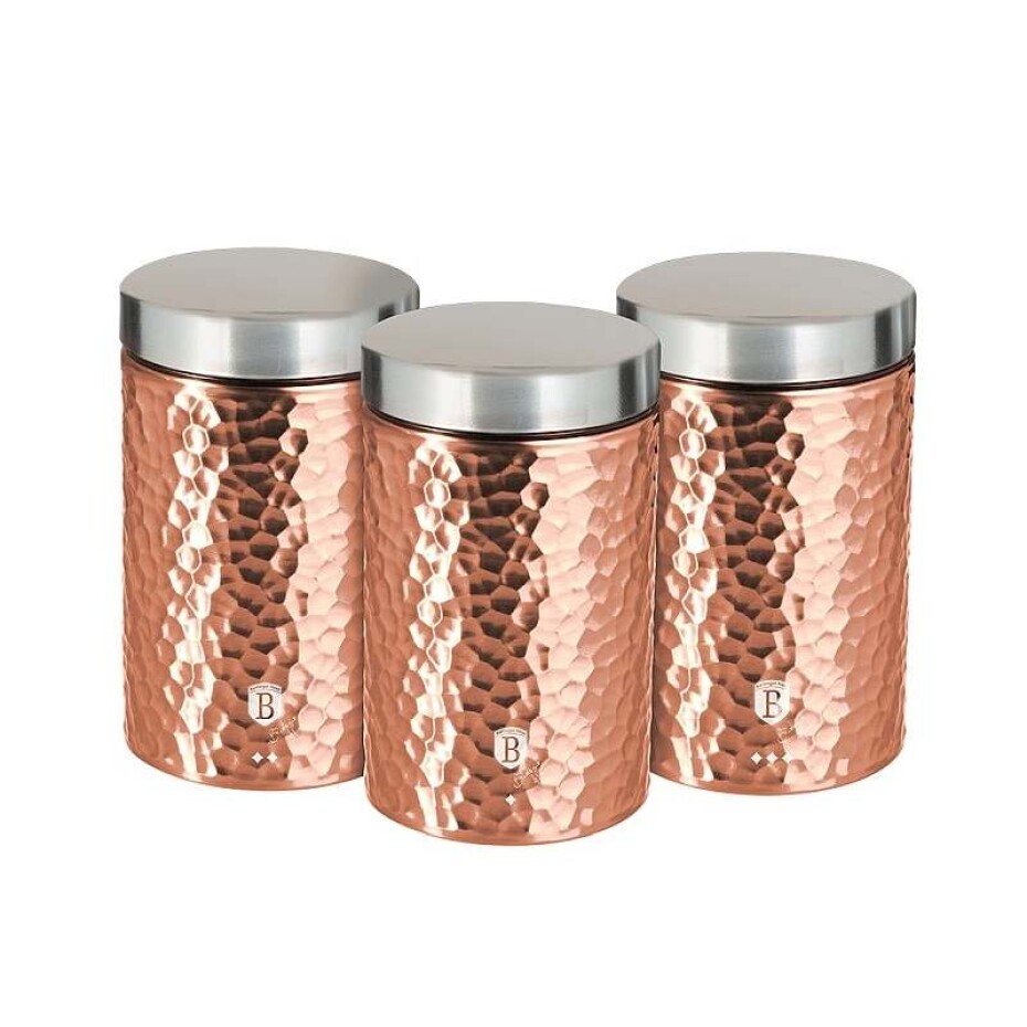 BERLINGERHAUS Dóza na potraviny sada 3 ks Primal Rosegold Metallic Line BH-6715 - main (0)