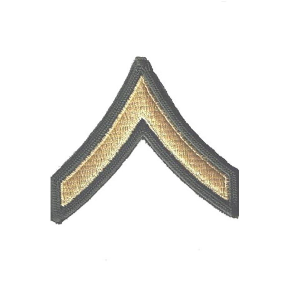 Nášivka: Hodnost US ARMY rukávová Private olivová | žlutá - main (0)