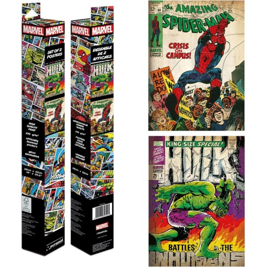 Set 2 plakátů Marvel - Comic Covers (52x38 cm) - main (0)