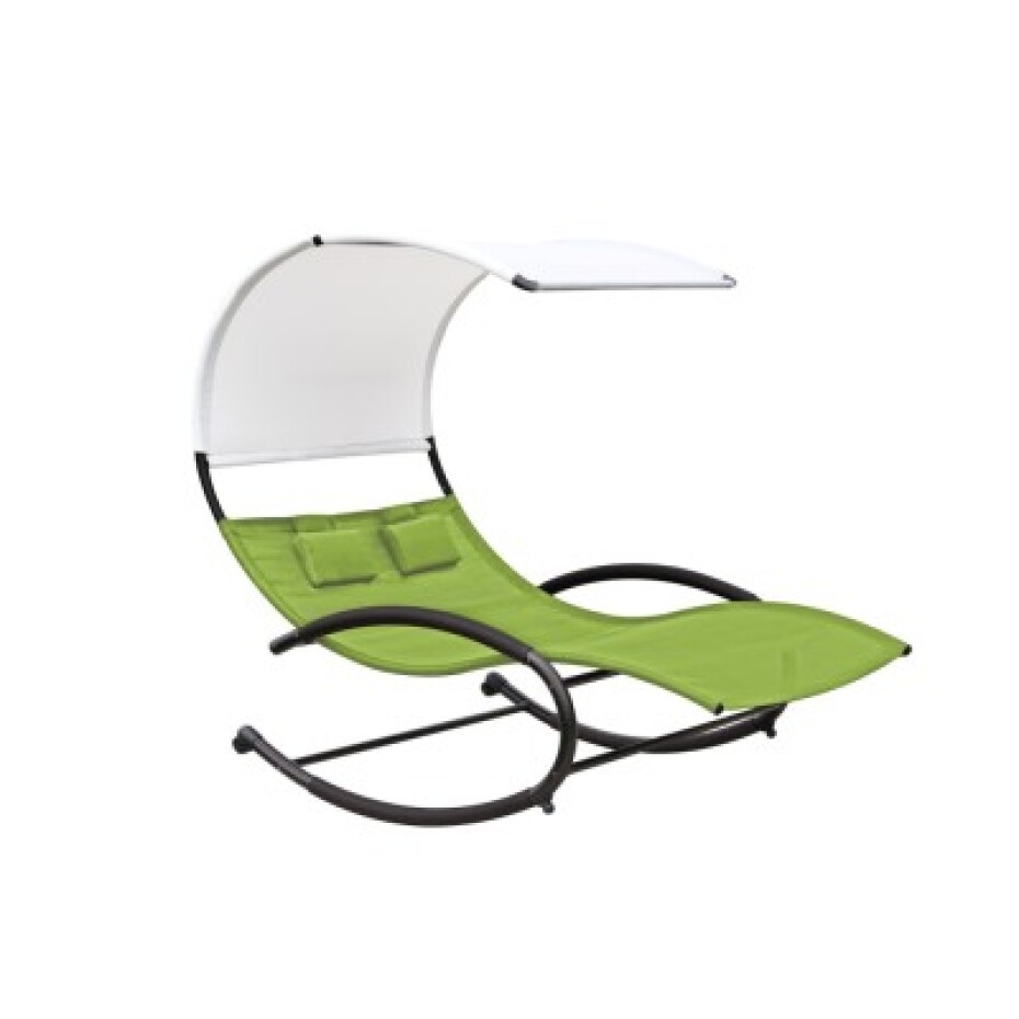 Vivere zahradní houpací postel Double Chaise Rocker NO Green Apple - main (3)