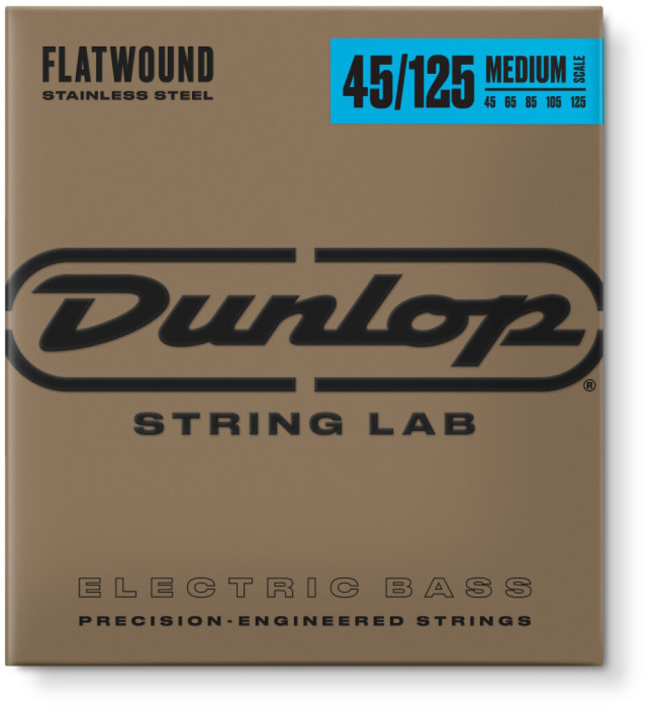 Dunlop DBFS45125M Flatwound Bass 45-125 - main (0)