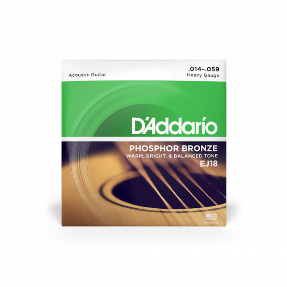 D'Addario EJ18 Phosphor Bronze Heavy - .014 - .059 - main (0)