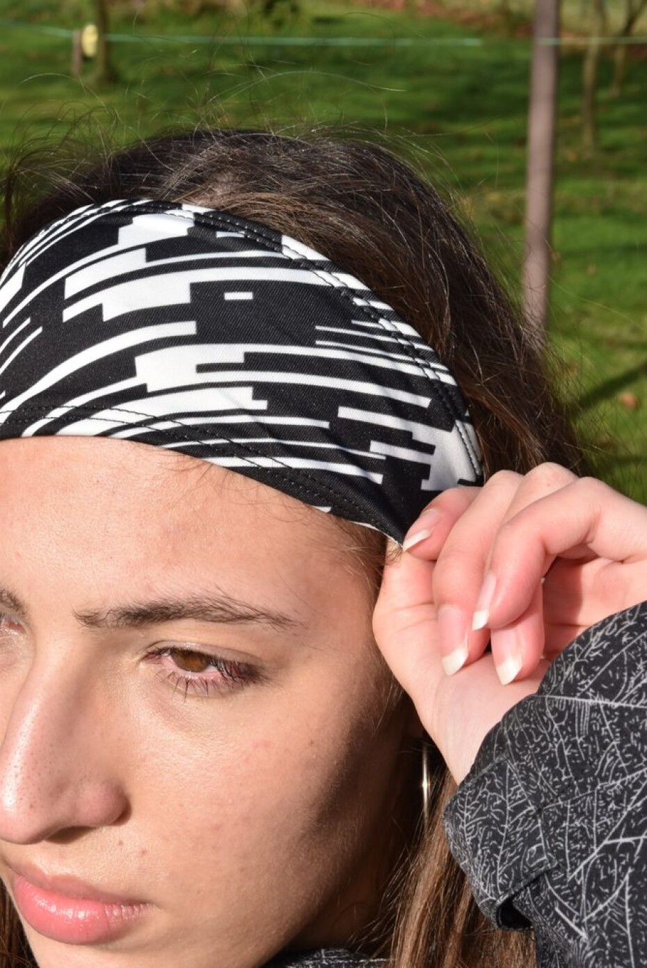 Sportago Fitness Hairband - šedé tóny II - main (4)