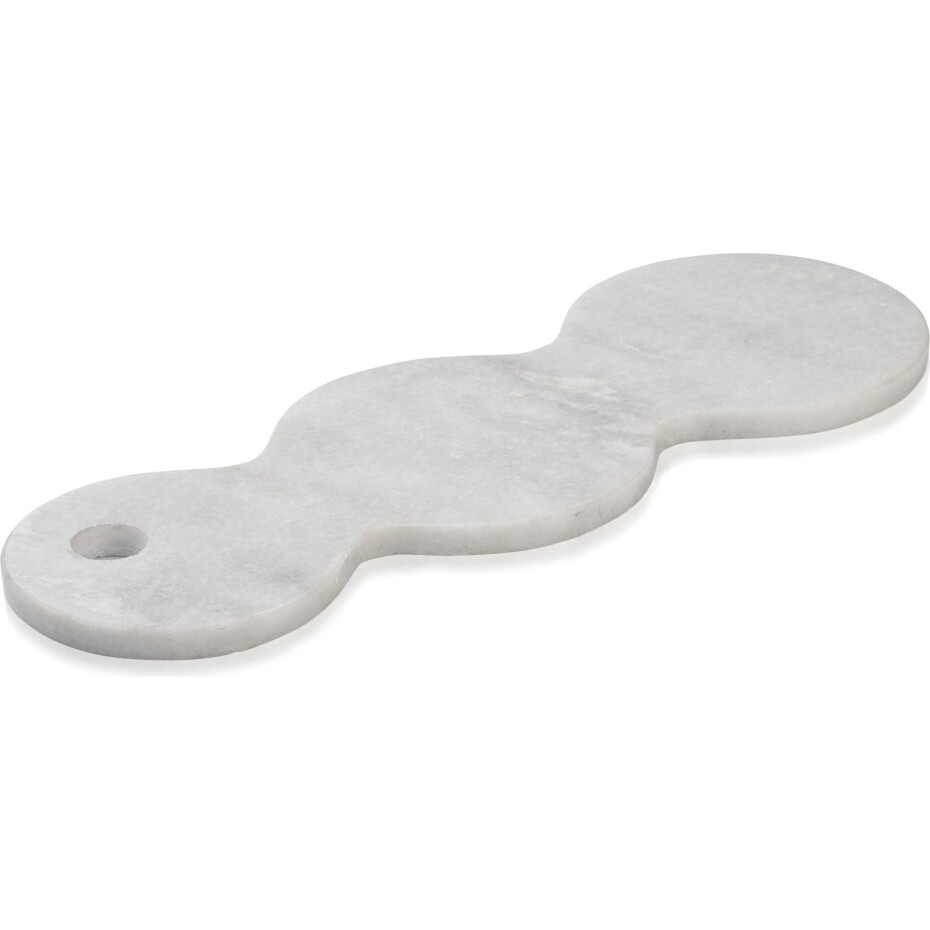 Dekorativní podnos SKAGEN 40 cm, šedá, mramor, Humdakin - main (0)