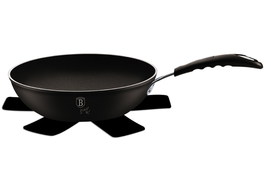 BERLINGERHAUS Pánev WOK s titanovým povrchem 28 cm Black Professional Line BH-6126 - main (2)