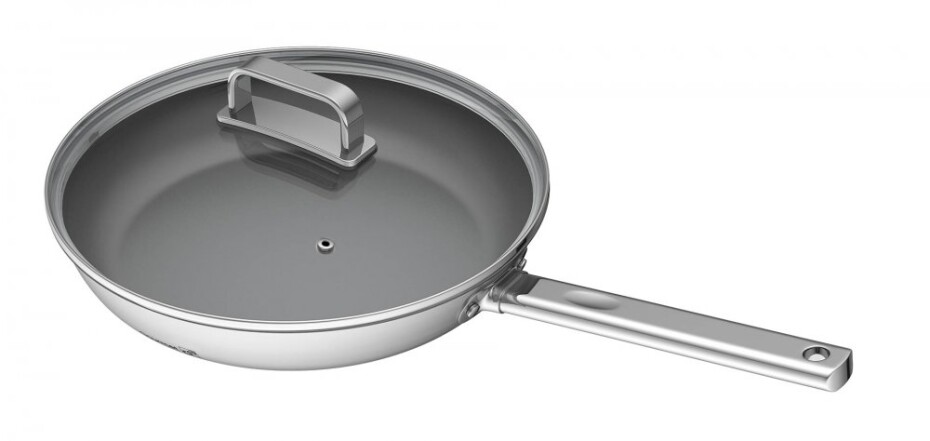 G21 Pánev G21 Gourmet Magic 28 cm s poklicí, nerez G21-60022153 - main (0)