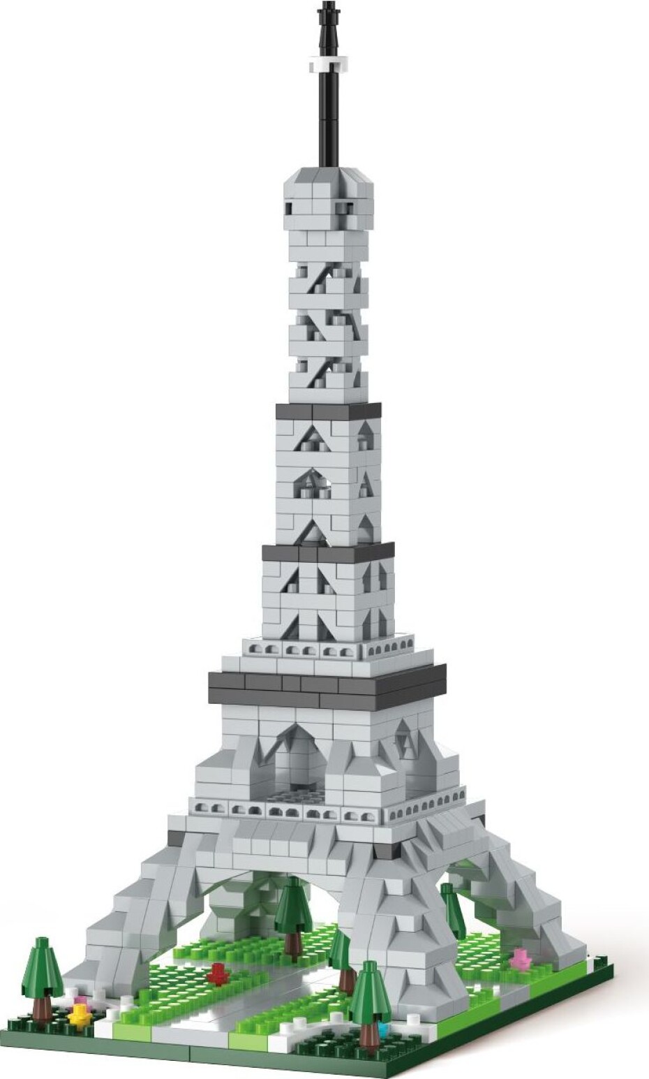 KOCO Stavebnice Eiffelova věž 538 dílků 12x8x21 cm - main (0)
