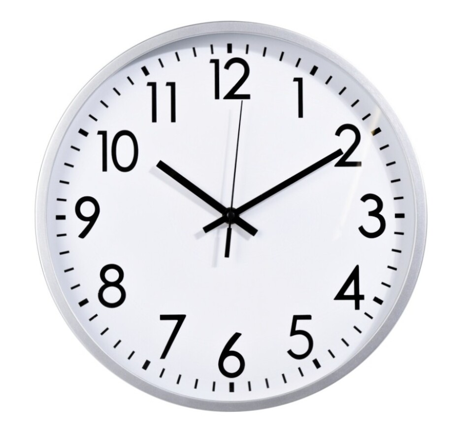 SEGNALE Hodiny nástěnné plast 30 cm stříbrný rám KO-837000110stri - main (0)