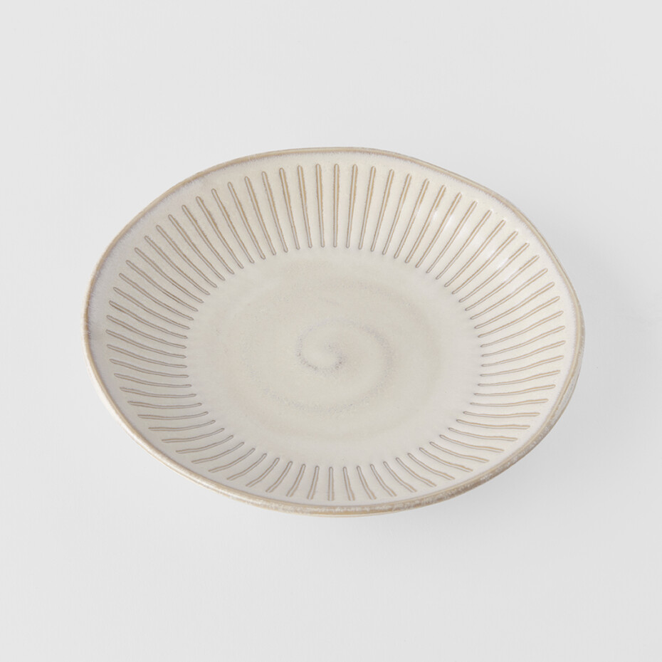 Předkrmový talíř RIDGED ALABASTER 20 cm, MIJ - main (5)