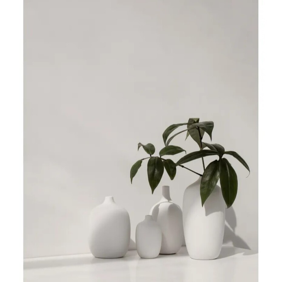 Váza CEOLA 21 cm, bílá, Blomus - main (2)