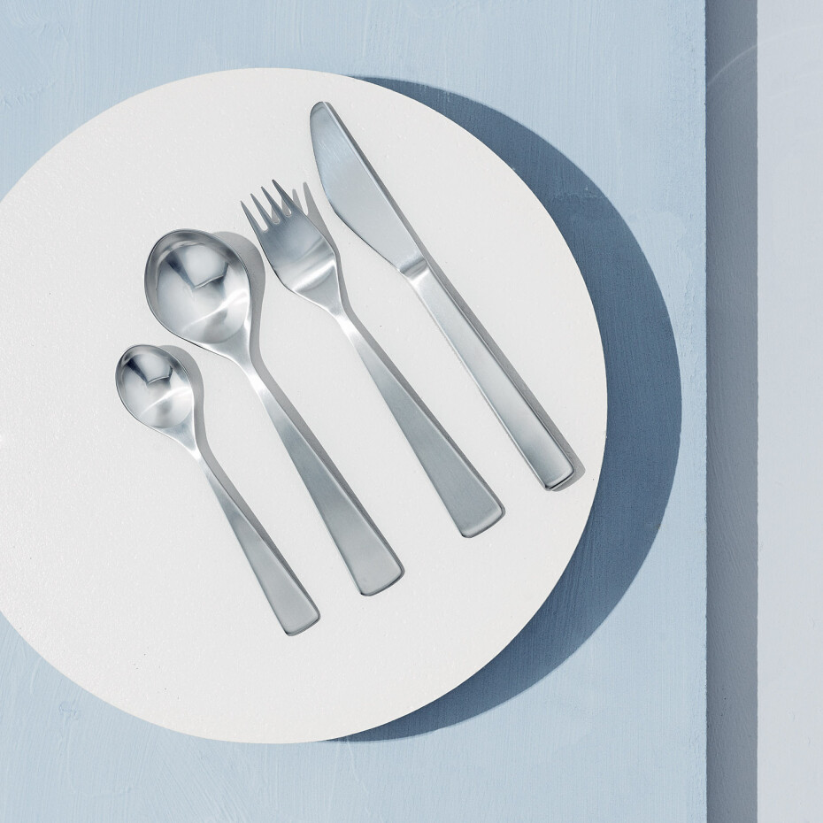 Jídelní nůž MAYA 20 cm, sada 6 ks, stříbrná, nerezová ocel, Stelton - main (2)