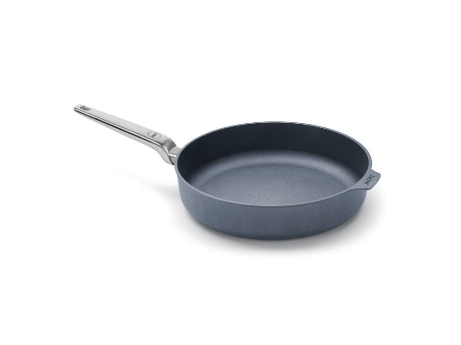 Pánev na soté DIAMOND LITE PRO 32 cm, s nerezovou rukojetí, titan, WOLL - main (1)