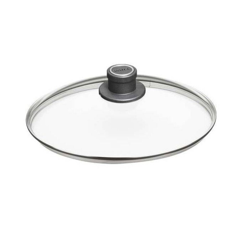 Poklice 20 cm, s plastovým úchytem, sklo, WOLL - main (0)