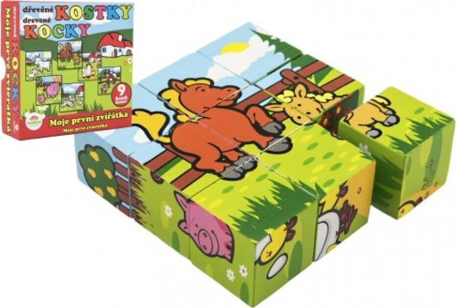 Teddies Kostky kubus Moje první lesní zvířátka - main (0)