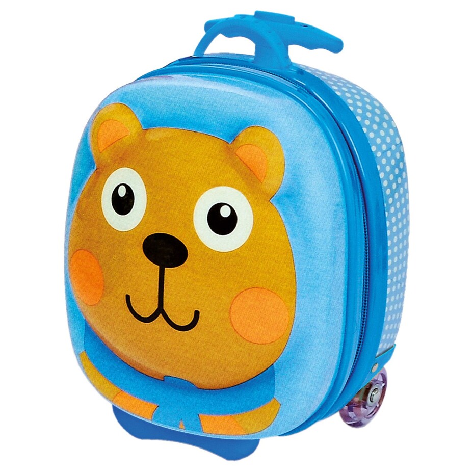 Kufřík s kolečky medvěd 30cm - main (0)