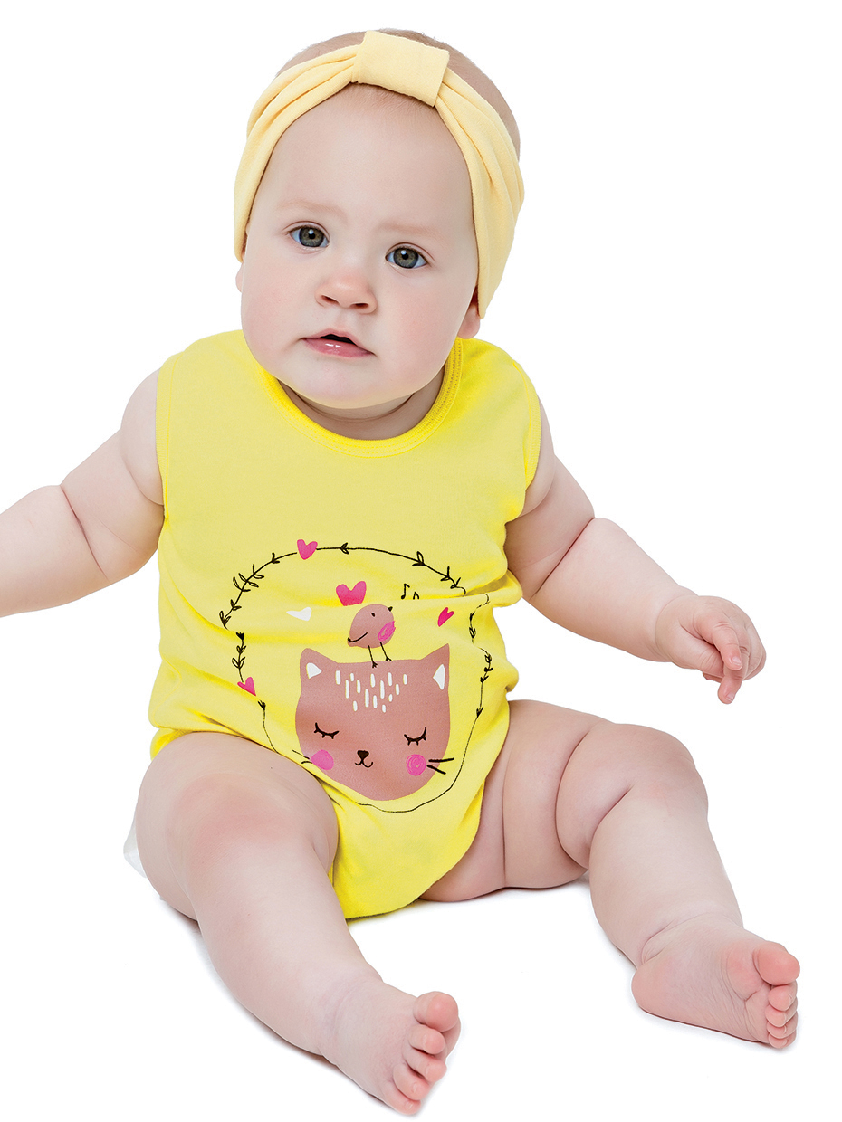 Kojenecké body - WINKIKI WNG 91300, žlutá Barva: Žlutá, Velikost: 92 - main (0)