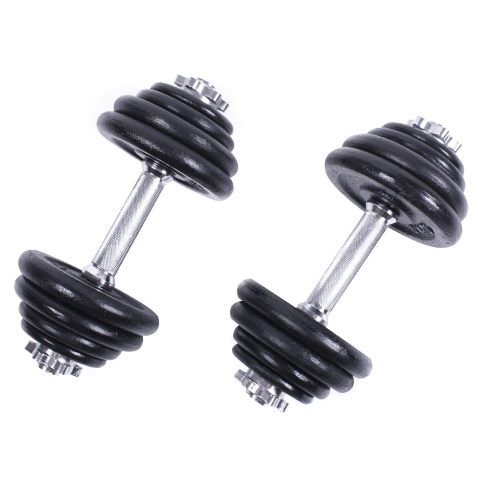 Set jednoručních nakládacích činek 2x15 kg Sportago Fader 30mm - main (7)