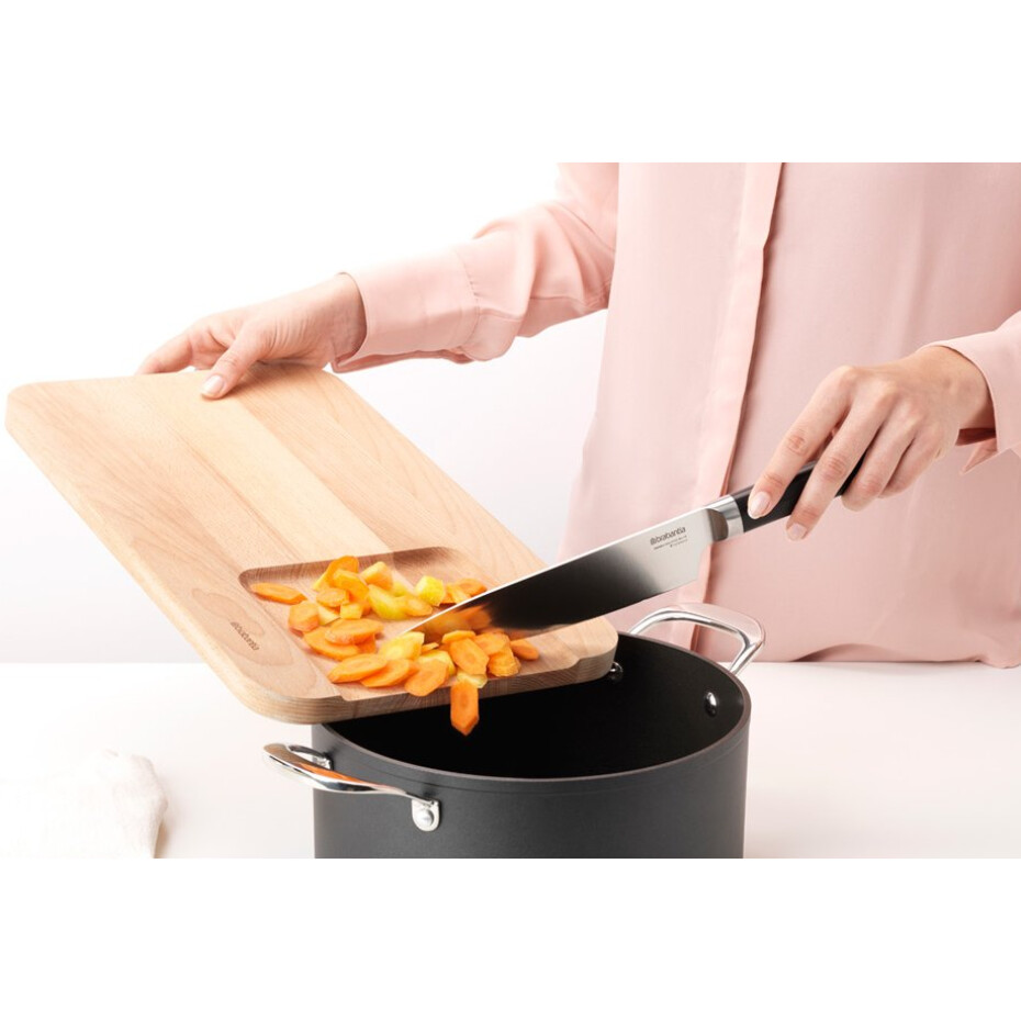 Prkénko na krájení, sada 3 ks, hnědá, dřevo, Brabantia - main (1)