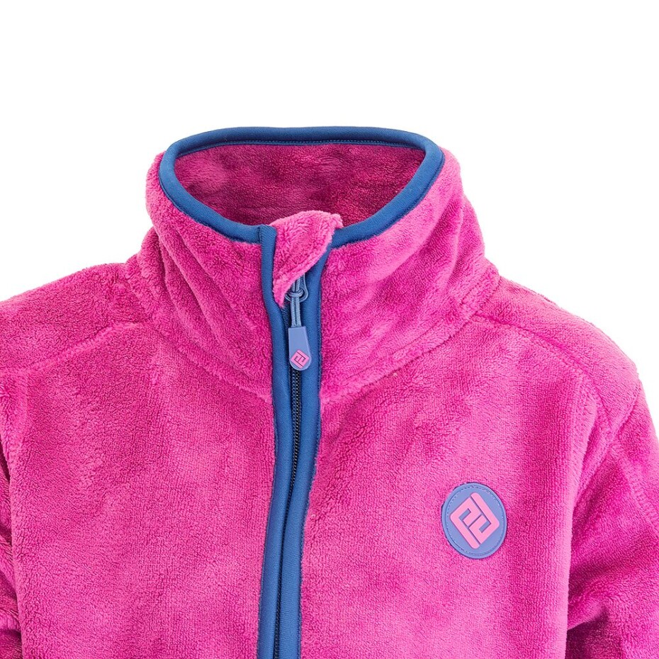 mikina dívčí chlupatá se stojáčkem, Pidilidi, PD1139-07, fuchsia - 152 | 12let - main (2)