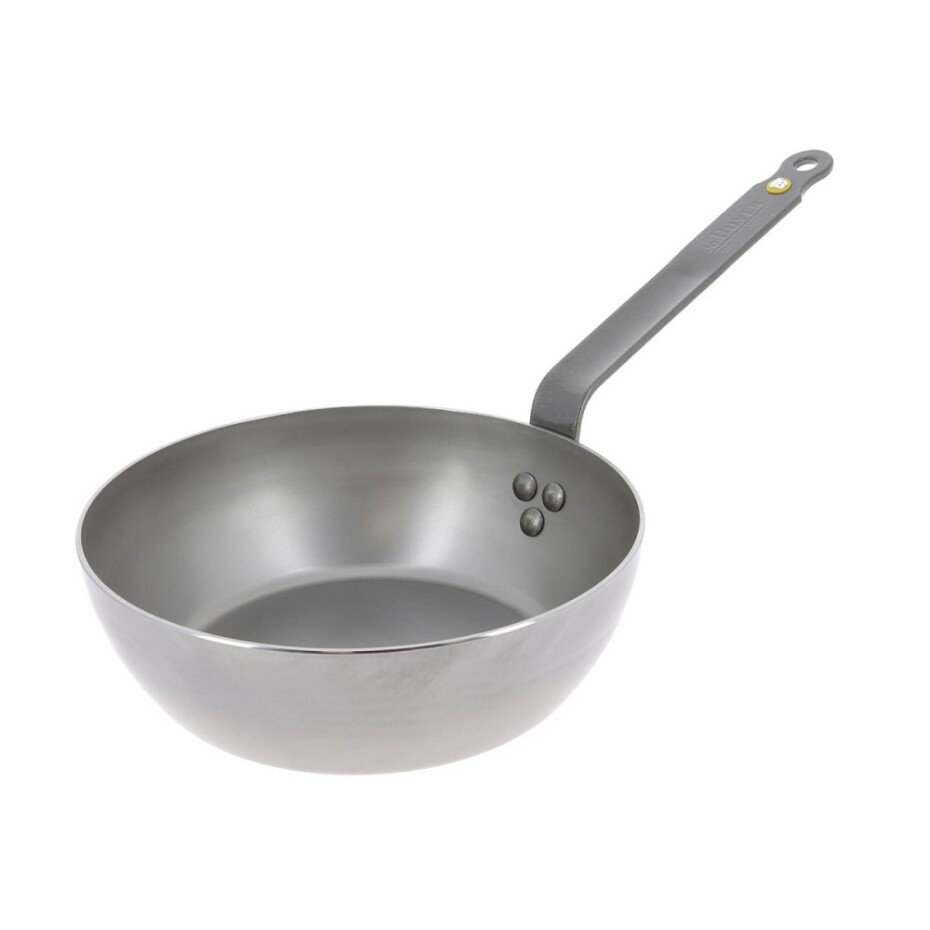 Pánev na soté MINERAL B 28 cm, ocel, de Buyer - main (4)