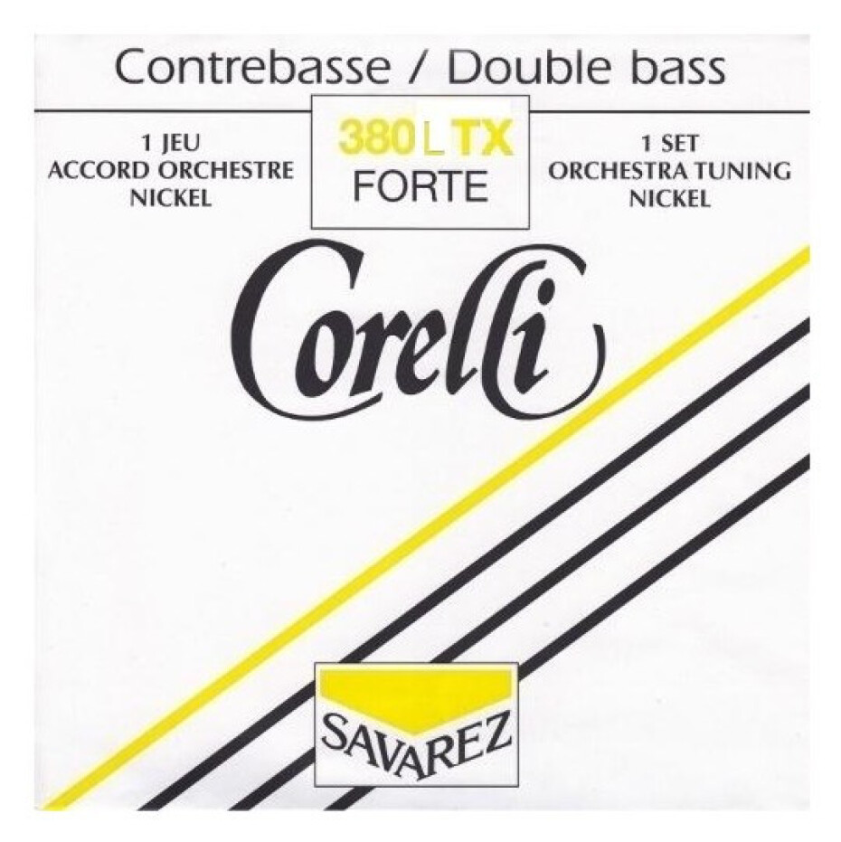 Savarez 380LTX Corelli Double Bass Nickel Orchestra Set - Forte - main (0)