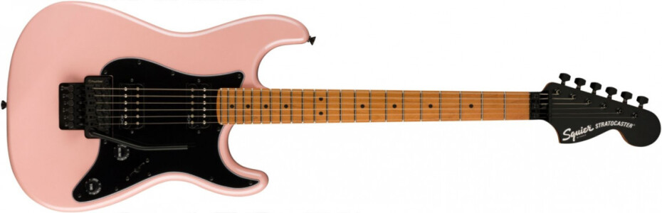 Fender Squier Contemporary Stratocaster HH FR Shell Pink Pearl Roasted Maple - main (0)