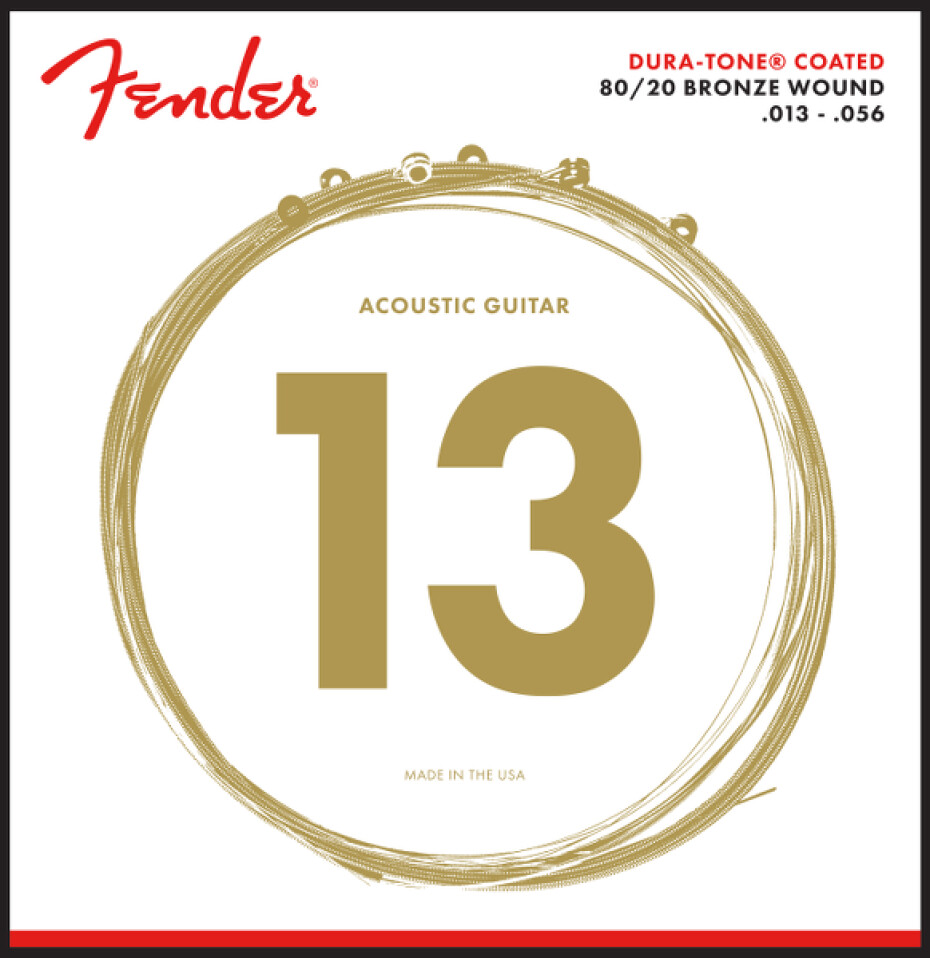 Fender 880M Dura-Tone 80/20 Coated 13-56 - main (0)