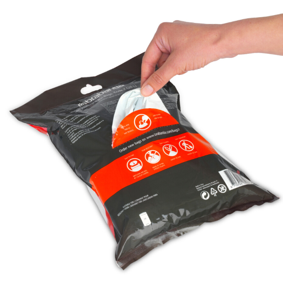 Sáčky do odpadkového koše Y PERFECTFIT 20 l, sada 40 ks, Brabantia - main (1)
