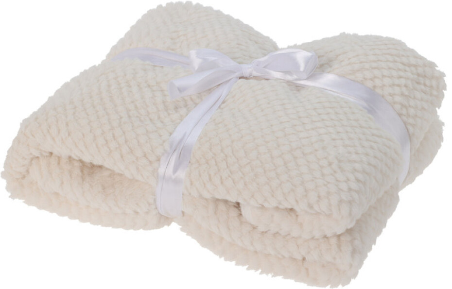 HOMESTYLING Deka fleece 130 x 160 cm krémová KO-AAE329800 - main (0)