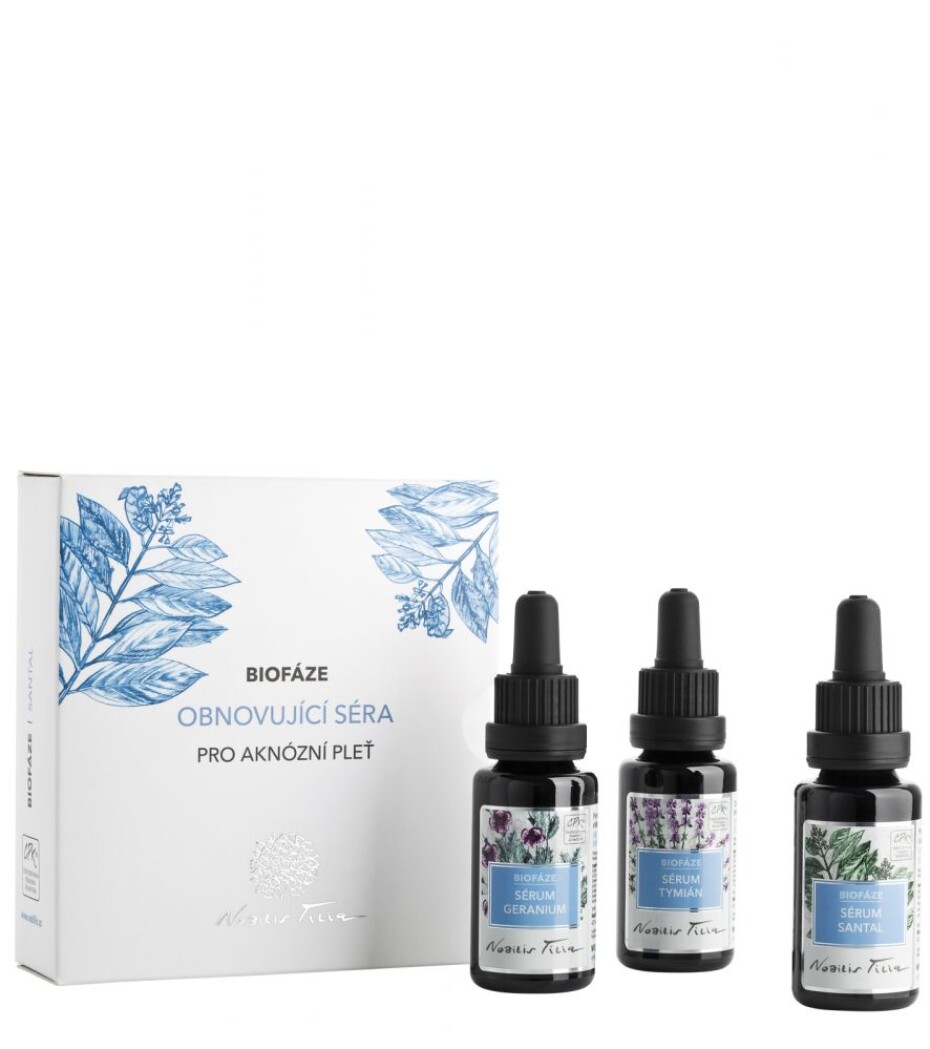 Nobilis Tilia Biofáze Obnovující séra Santal 3 x 20 ml - main (0)