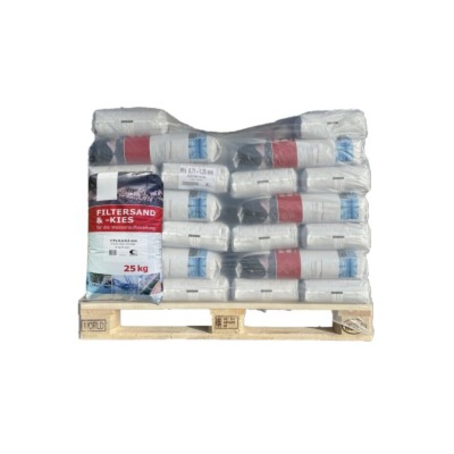 Wolf Muller Quartzsande filtrační písek 40 x 25 kg, paleta - main (0)