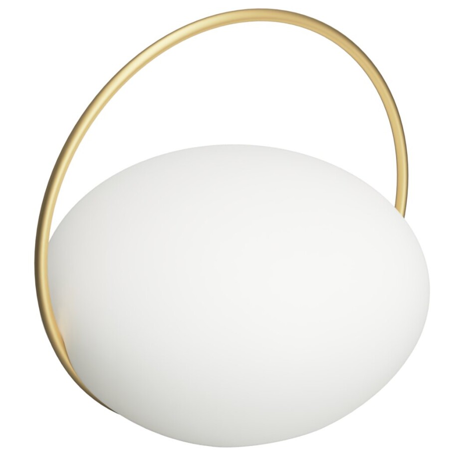 Přenosná stolní lampa ORBIT 19 cm, zlatá, hliník, Umage - main (12)