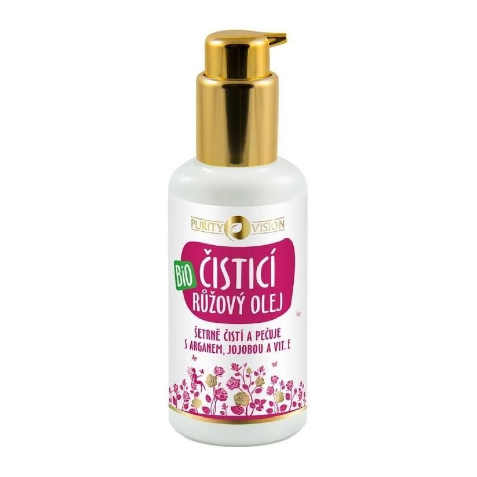 Purity Vision Bio růžový čistící olej s arganem, jojobou a vit.E 100 ml - main (0)