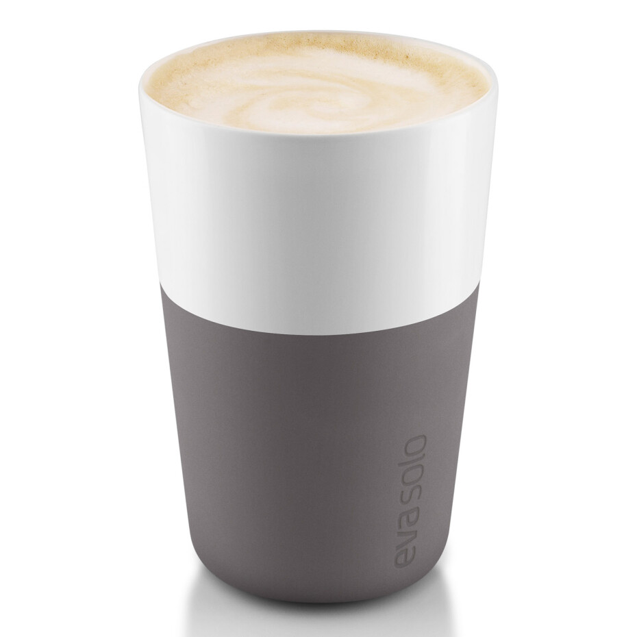 Termohrnek 360 ml, sada 2 ks,  na café latte, šedá, Eva Solo - main (0)