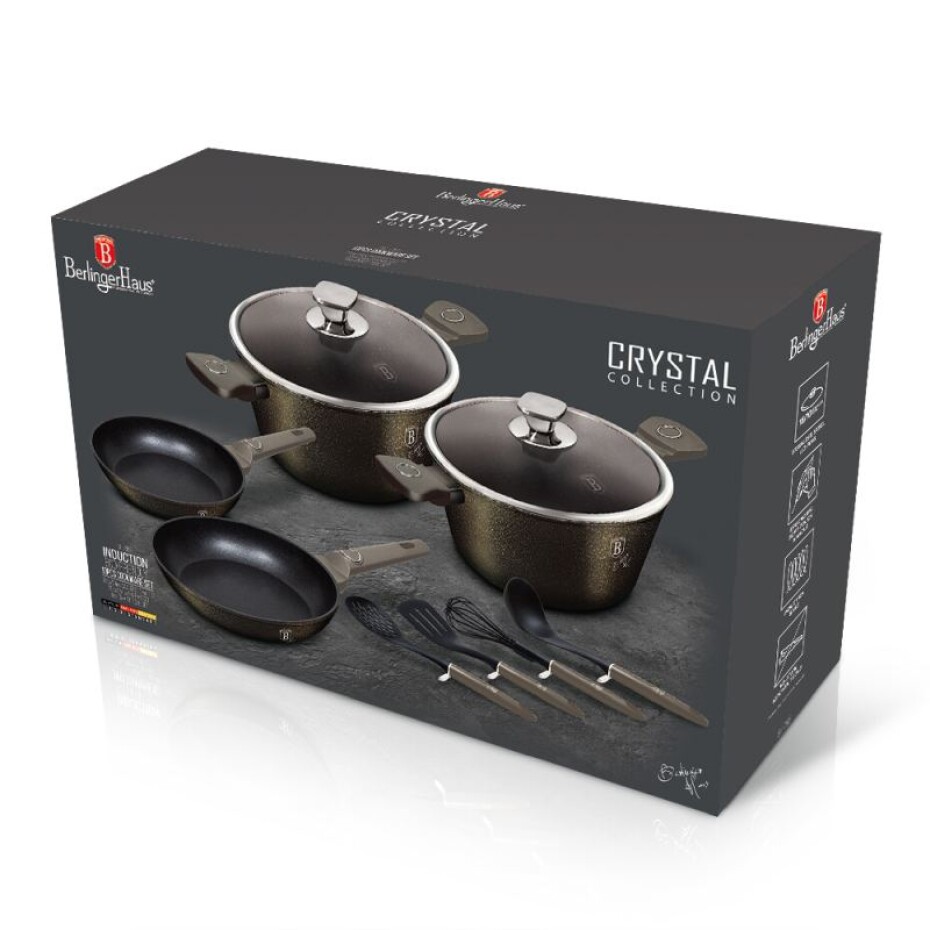 BERLINGERHAUS Sada nádobí s titanovým povrchem 10 ks Crystal Collection BH-7773 - main (7)