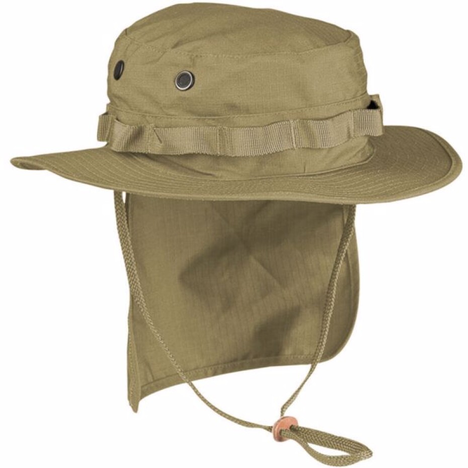 Klobouk Boonie Hat s krytím týla okrový XXL - main (0)