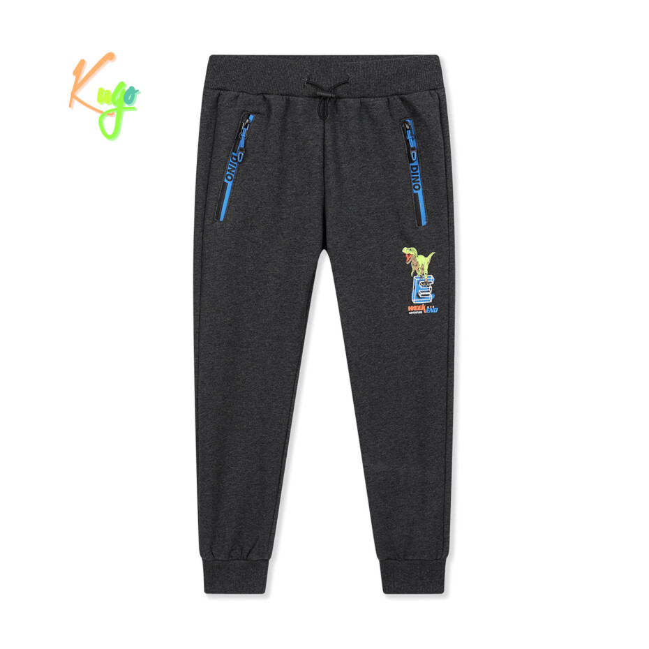 Chlapecké tepláky - KUGO GT8681, antracit Barva: Antracit, Velikost: 104 - main (0)