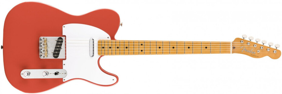 Fender Vintera 50s Telecaster Fiesta Red Maple - main (0)