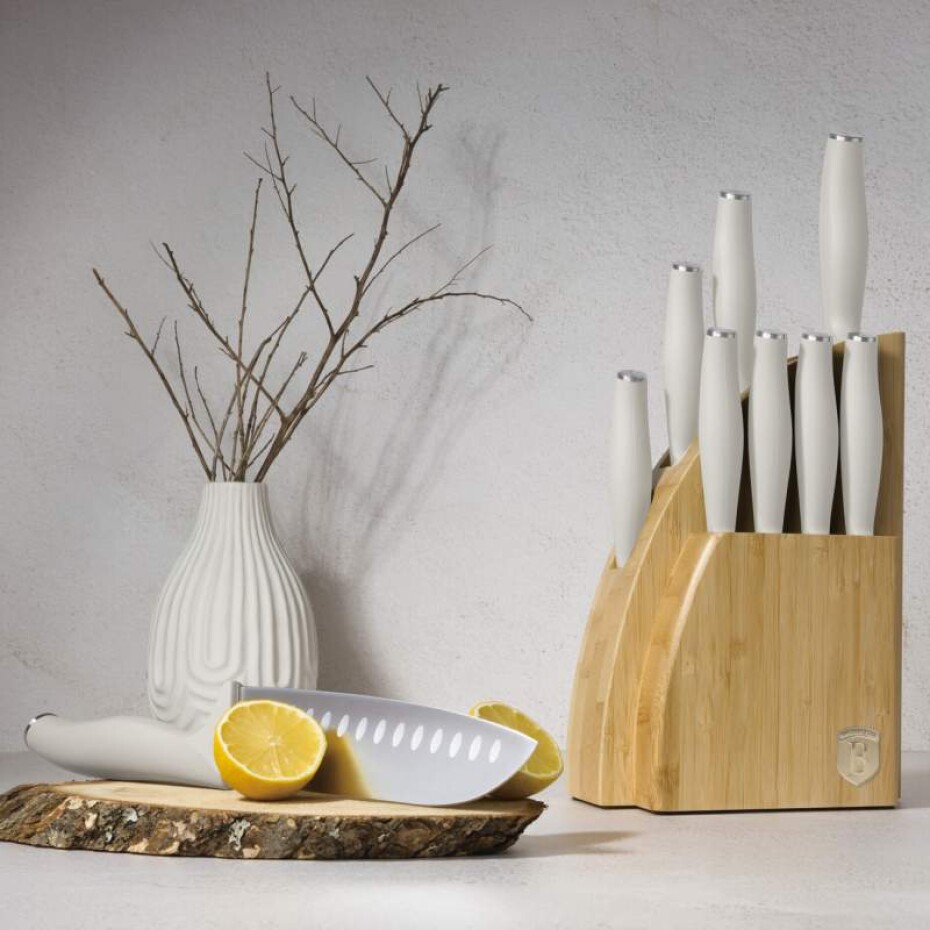BERLINGERHAUS Sada nožů se stojanem BAMBOO 10 ks Sahara Collection BH-3121 - main (4)